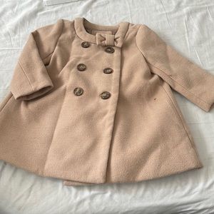 Baby Gap, baby 6-12 months, girl tan pea coat.
